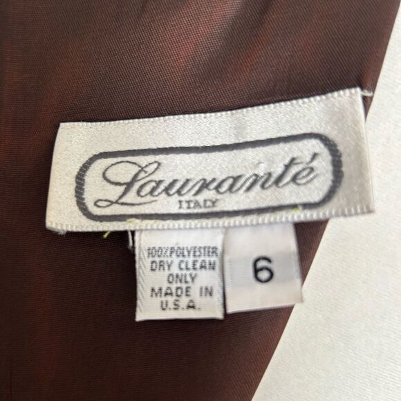 Lauvante’ Italy Women’s Classic Black Sleeveless Zip Up Lined Dress Size 6 - Picture 7 of 12